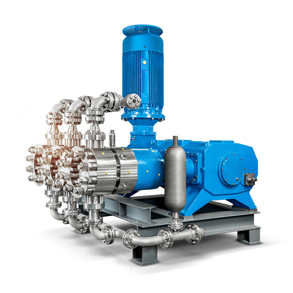 LEWA triplex high pressure pump for process engineering