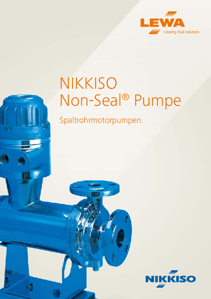 NIKKISO Non Seal Pumpe (DE)