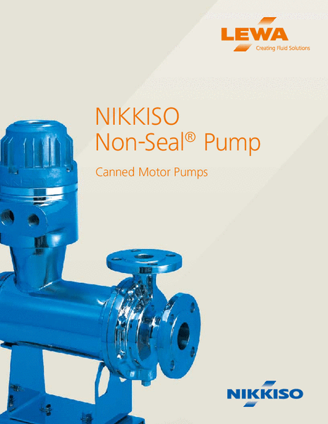 NIKKISO Non Seal Pumps (USA)